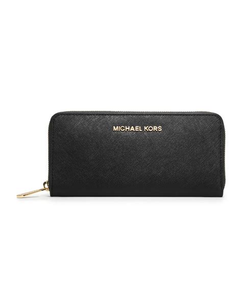 michael kors essential zip wallet blossom saffiano|Michael Kors Black Saffiano Essential Zip Wallet .